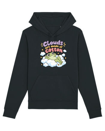 Cute Frog Lover Cloud Humor Kawaii Frogs Nature Animals Black