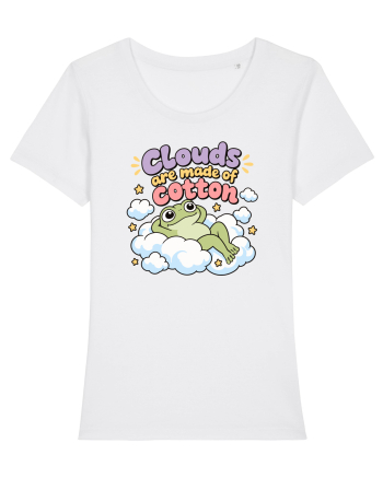 Cute Frog Lover Cloud Humor Kawaii Frogs Nature Animals White