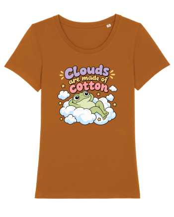 Cute Frog Lover Cloud Humor Kawaii Frogs Nature Animals Roasted Orange