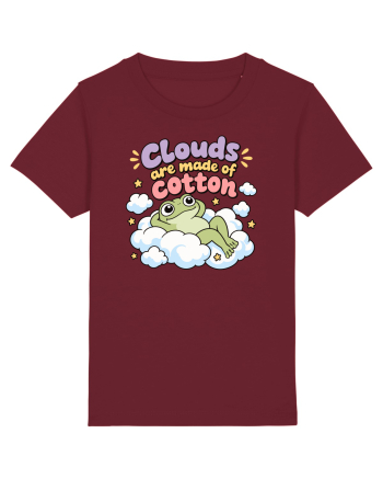 Cute Frog Lover Cloud Humor Kawaii Frogs Nature Animals Burgundy