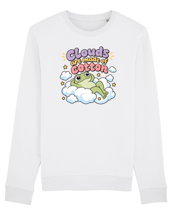 Cute Frog Lover Cloud Humor Kawaii Frogs Nature Animals White