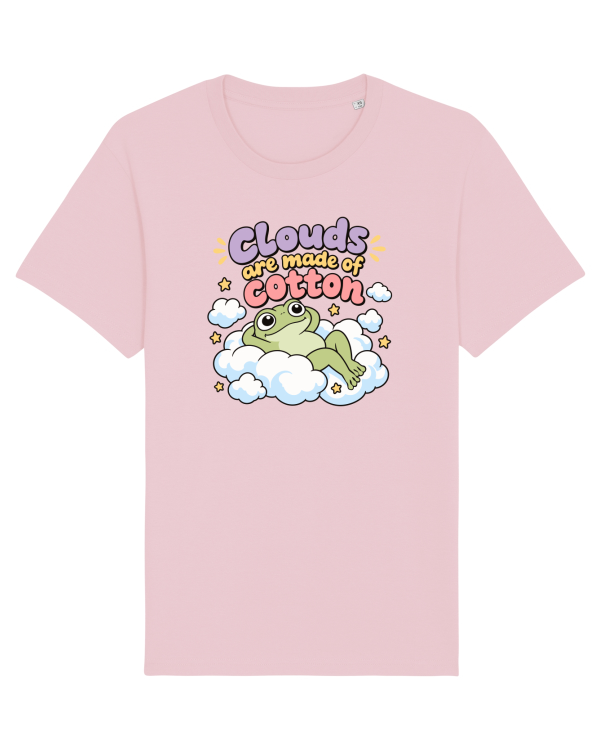 Tricou mânecă scurtă Unisex Rocker Cotton Pink