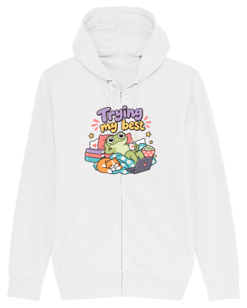 Funny Frog Procrastination Humor Relaxing Frogs Lover Lazy White
