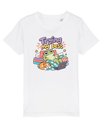 Funny Frog Procrastination Humor Relaxing Frogs Lover Lazy White