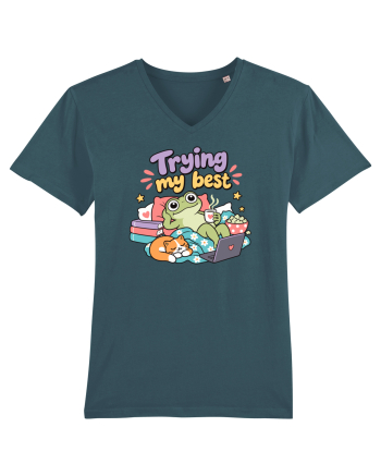 Funny Frog Procrastination Humor Relaxing Frogs Lover Lazy Stargazer