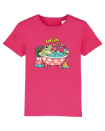 Funny Frog Relaxation Spa Bath Humor Relaxing Frogs Lover Tricou mânecă scurtă  Copii Mini Creator