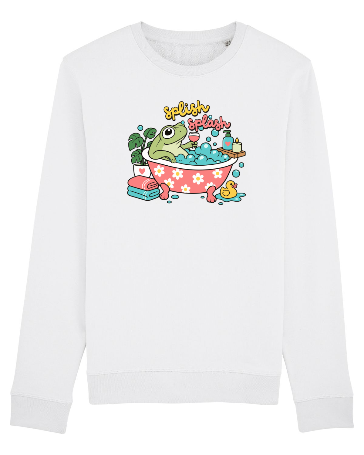 Bluză mânecă lungă Unisex Rise White