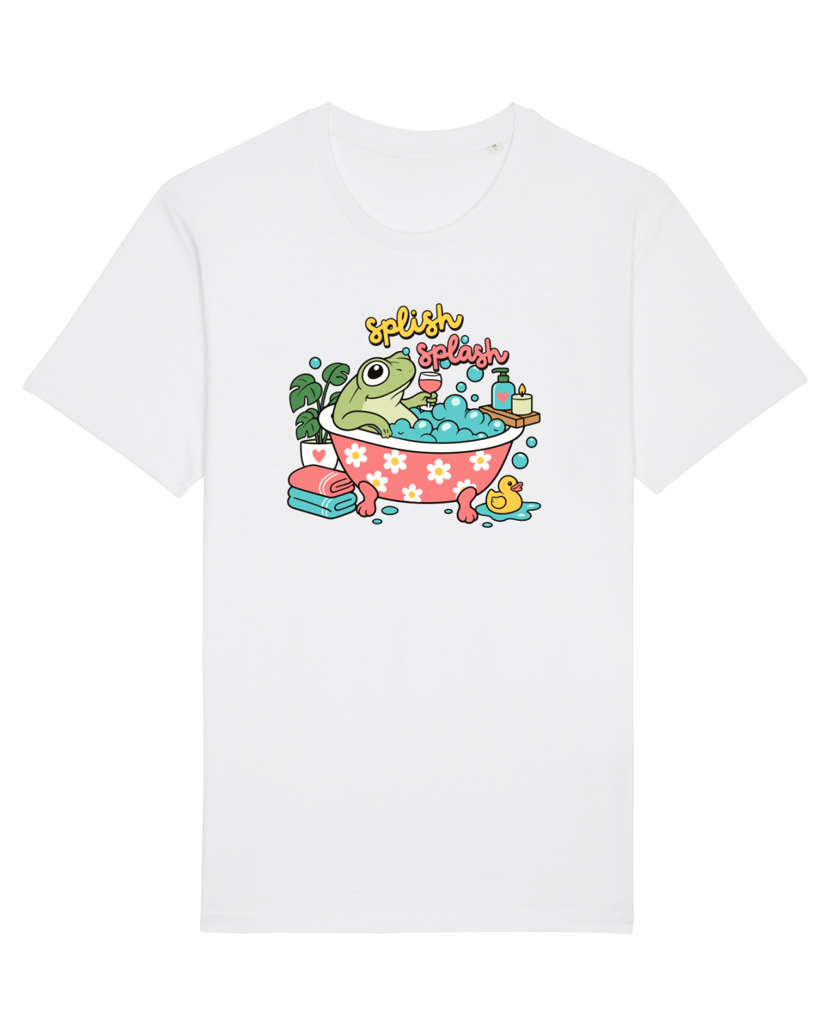 Tricou mânecă scurtă Unisex Rocker White
