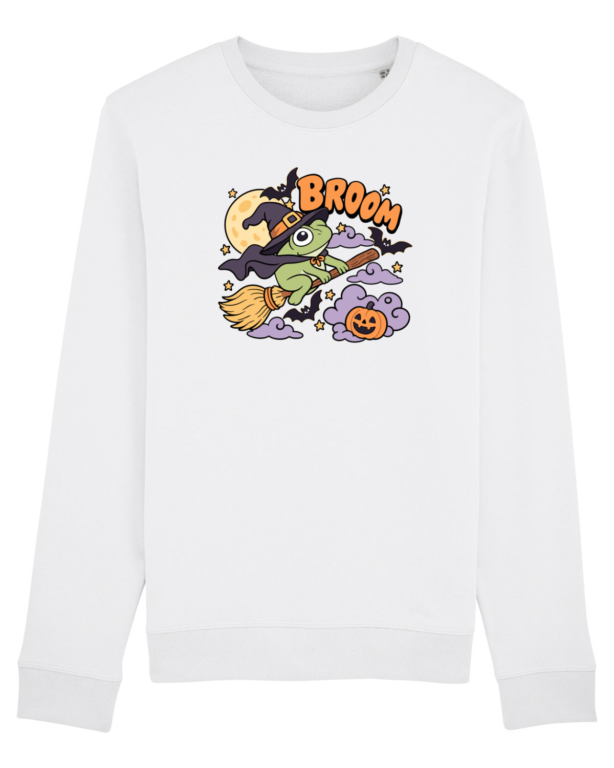 Bluză mânecă lungă Unisex Rise White