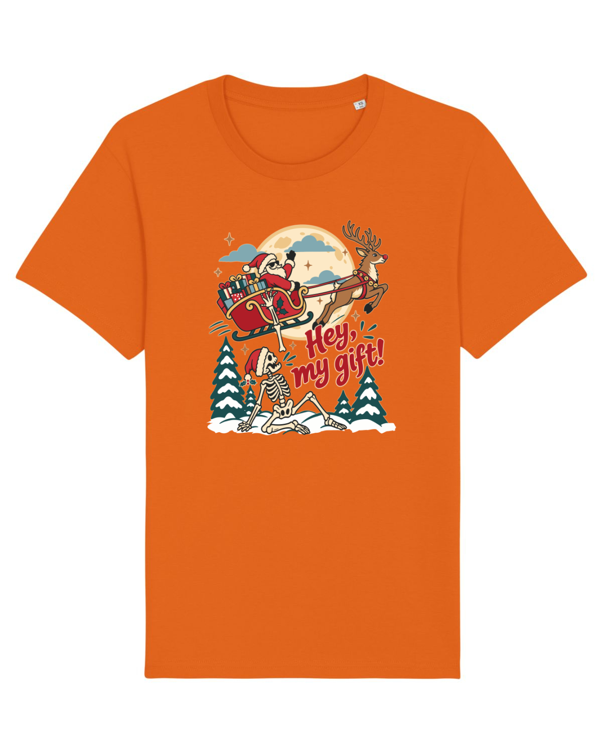 Tricou mânecă scurtă Unisex Rocker Bright Orange
