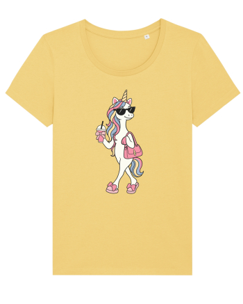 Stylish Unicorn with Sunglasses and Rainbow Hair Pretty Cute Jojoba