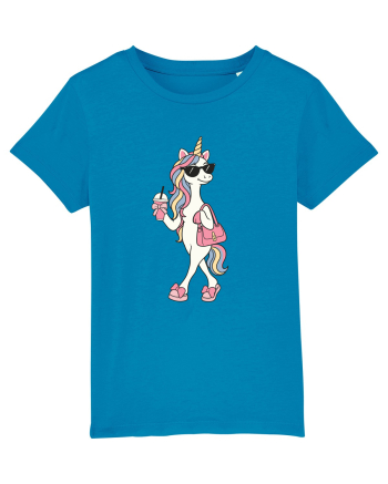 Stylish Unicorn with Sunglasses and Rainbow Hair Pretty Cute Azur