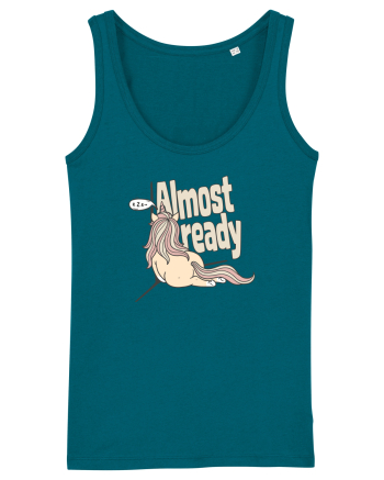 Funny Lazy Unicorn Almost Ready Tired Morning Sarcastic Joke Ocean Depth