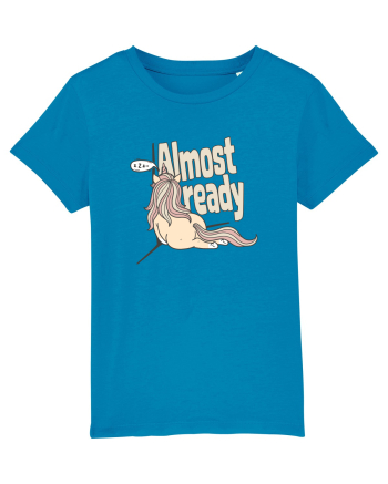 Funny Lazy Unicorn Almost Ready Tired Morning Sarcastic Joke Azur