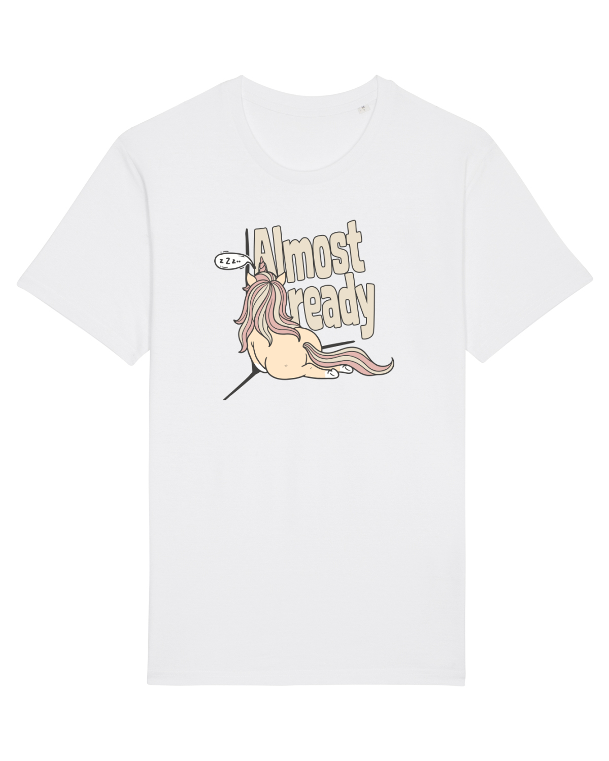 Tricou mânecă scurtă Unisex Rocker White