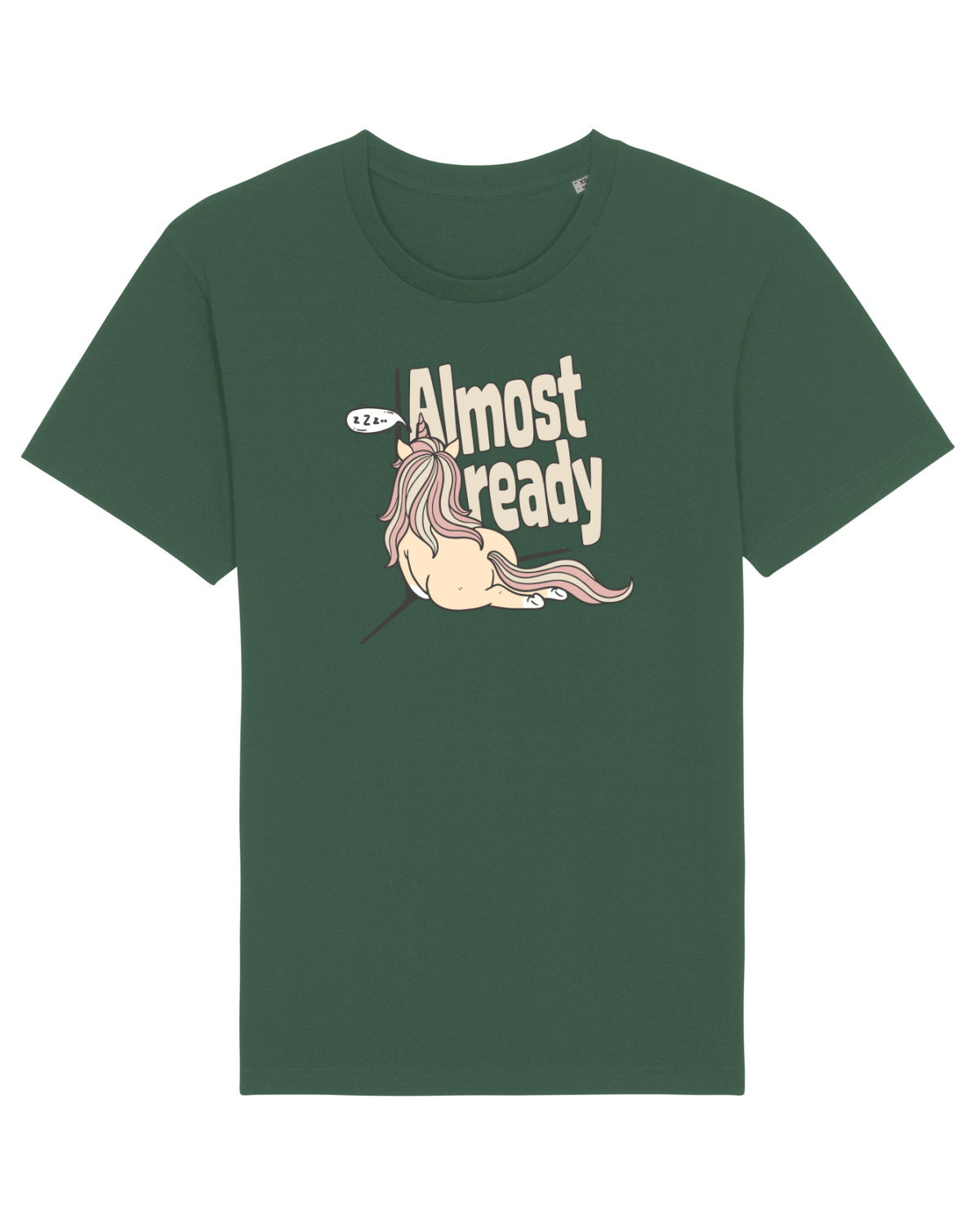 Tricou mânecă scurtă Unisex Rocker Bottle Green