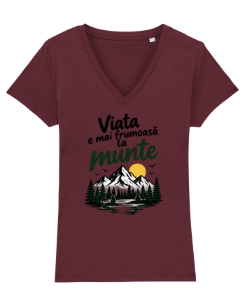 Viața este mai frumoasă la munte Burgundy