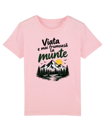 Viața este mai frumoasă la munte Cotton Pink
