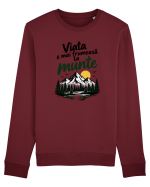 Viața este mai frumoasă la munte Bluză mânecă lungă Unisex Rise