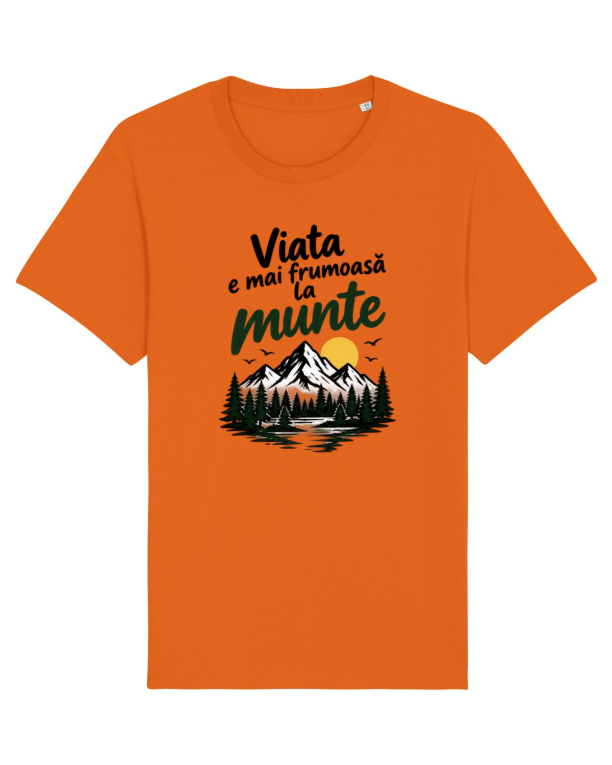 Tricou mânecă scurtă Unisex Rocker Bright Orange