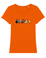 Horror Chase Tricou mânecă scurtă guler larg fitted Damă Expresser