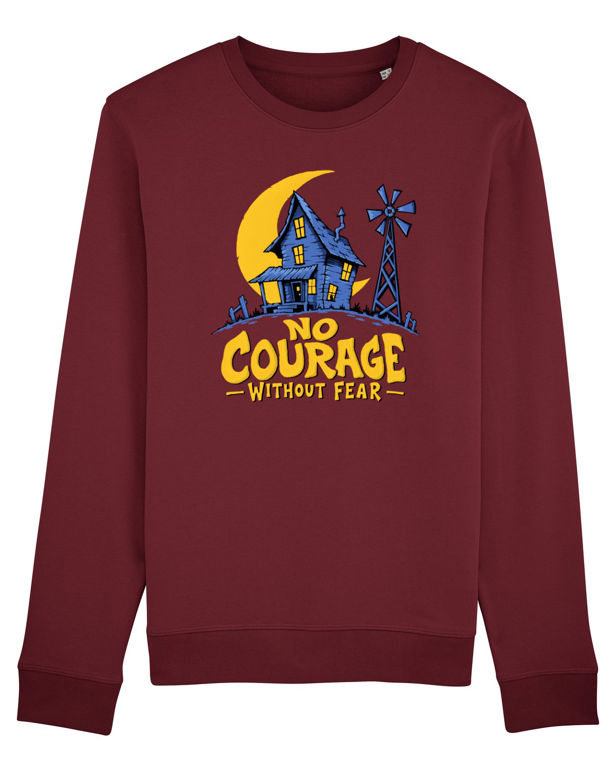 Bluză mânecă lungă Unisex Rise Burgundy