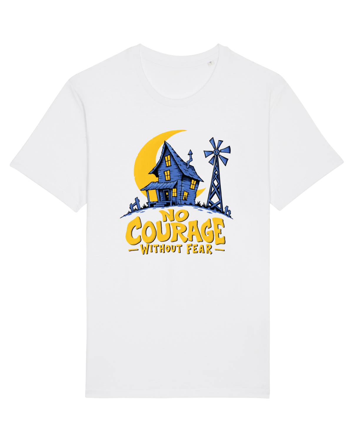 Tricou mânecă scurtă Unisex Rocker White