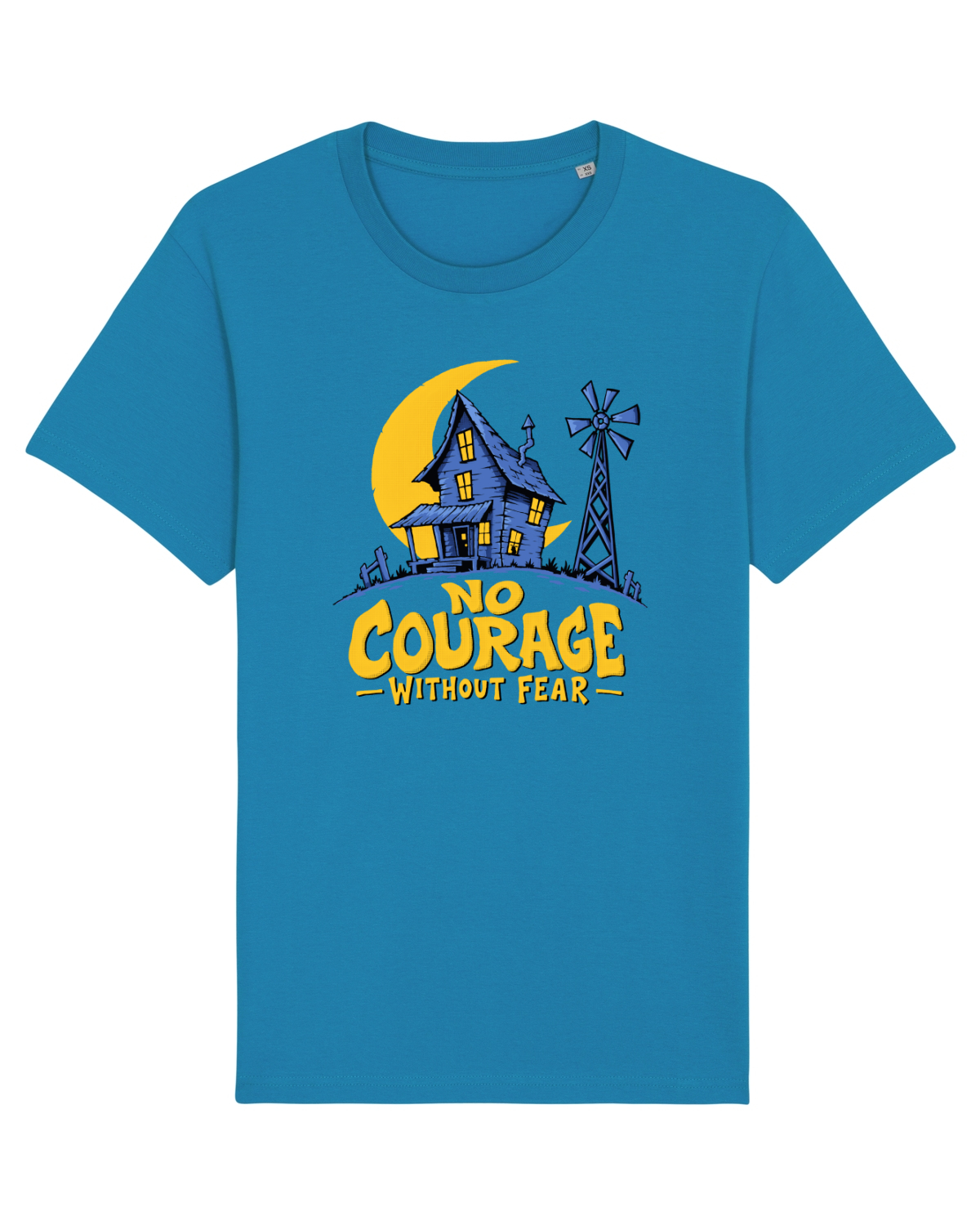 Tricou mânecă scurtă Unisex Rocker Azur