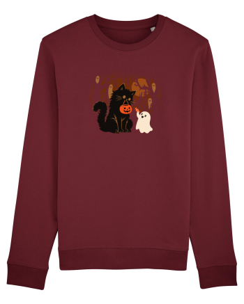 Halloween Friends Burgundy