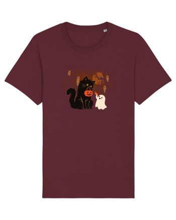 Halloween Friends Burgundy
