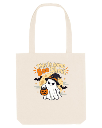 Upset Ghost Boo Sheet Halloween Witch-Hat Jack-O-Lantern Natural