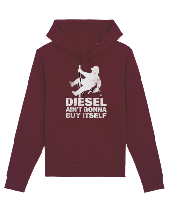 Funny Trucker Humor Long Haul Drivers Blue Collar Roads Life Burgundy