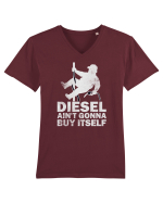 Funny Trucker Humor Long Haul Drivers Blue Collar Roads Life Tricou mânecă scurtă guler V Bărbat Presenter