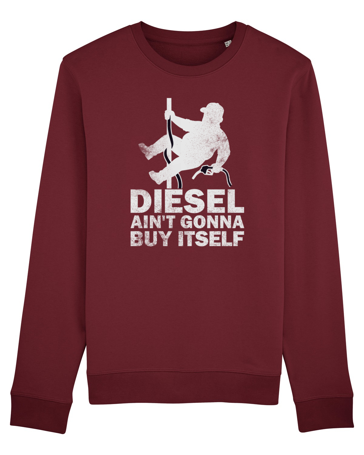 Bluză mânecă lungă Unisex Rise Burgundy