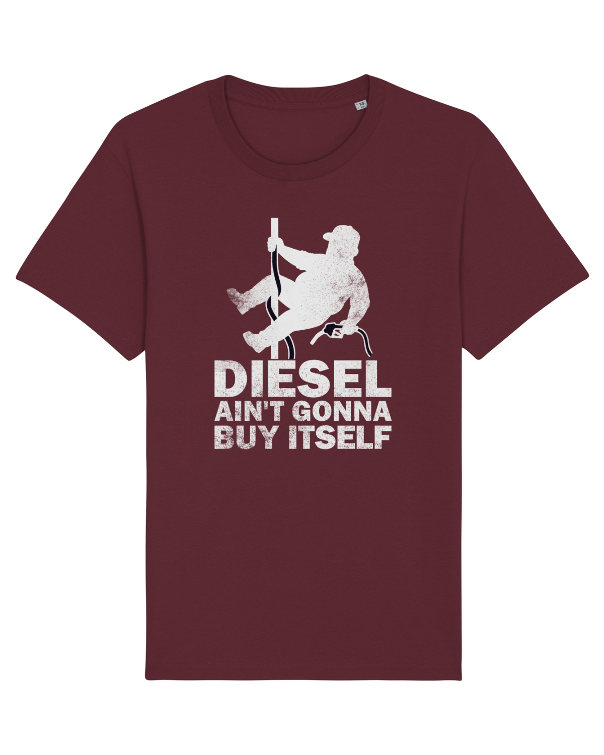 Tricou mânecă scurtă Unisex Rocker Burgundy