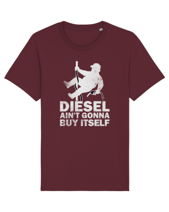 Funny Trucker Humor Long Haul Drivers Blue Collar Roads Life Burgundy