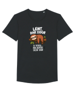 Lent ,dar sigur și totuși...mai rapid decât unii Tricou mânecă scurtă guler larg Bărbat Skater