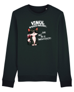 Vinul nu rezolvă problemele ... Dar nici nu le înrăutățește. Bluză mânecă lungă Unisex Rise