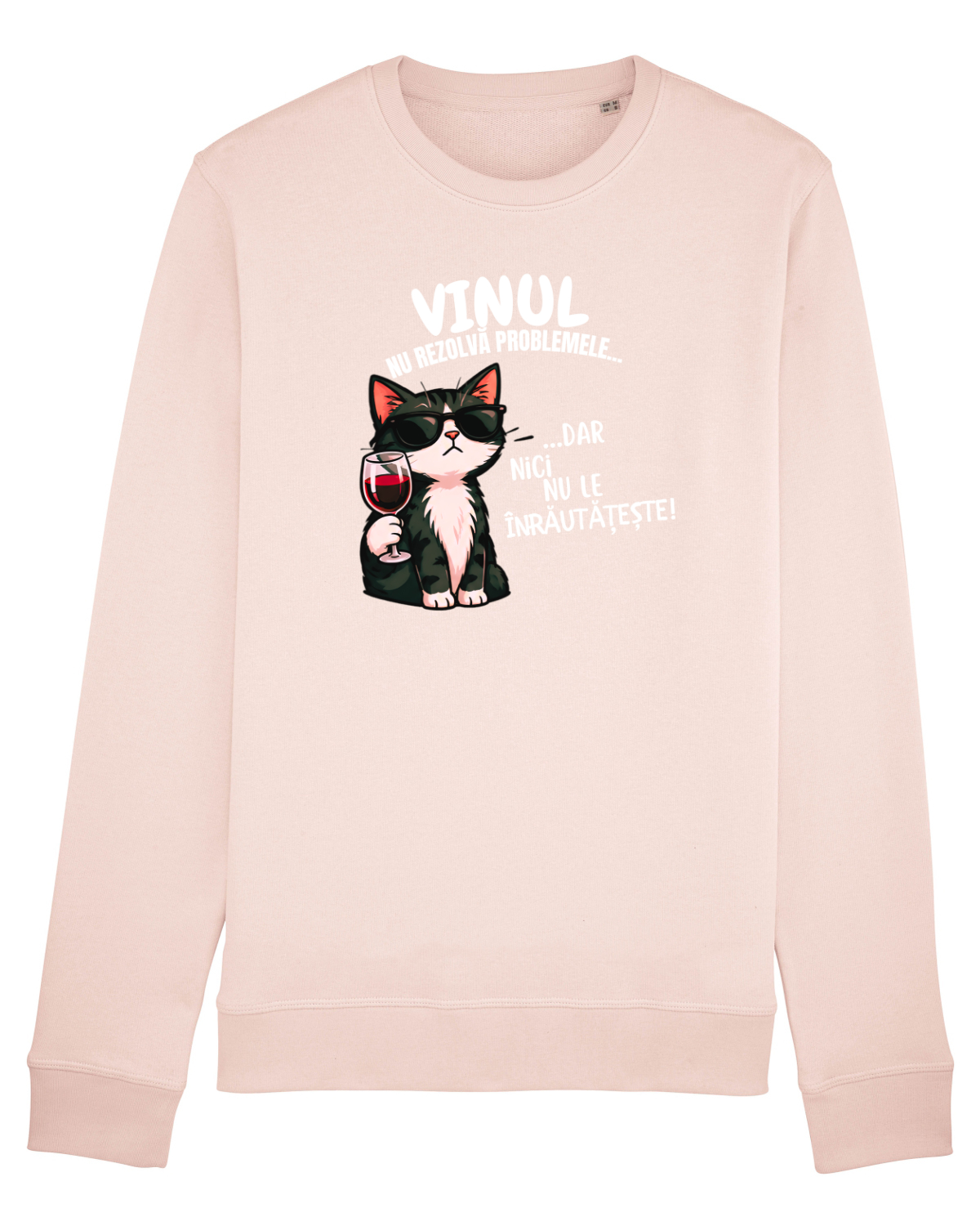 Bluză mânecă lungă Unisex Rise Candy Pink