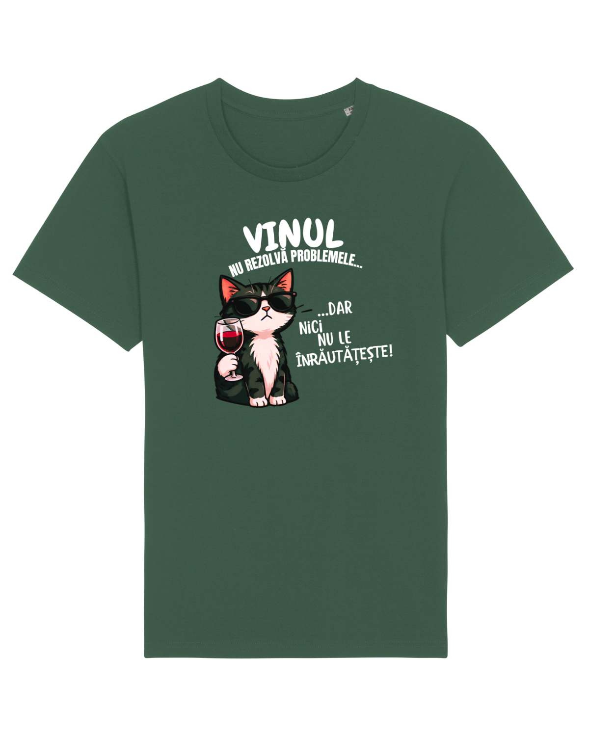 Tricou mânecă scurtă Unisex Rocker Bottle Green