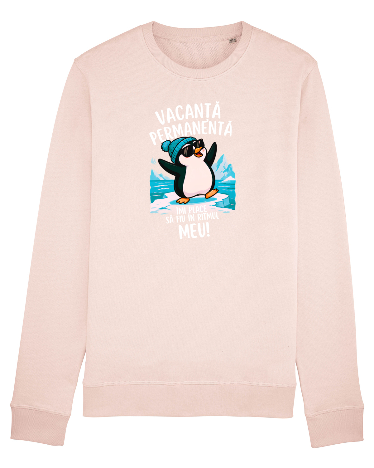 Bluză mânecă lungă Unisex Rise Candy Pink
