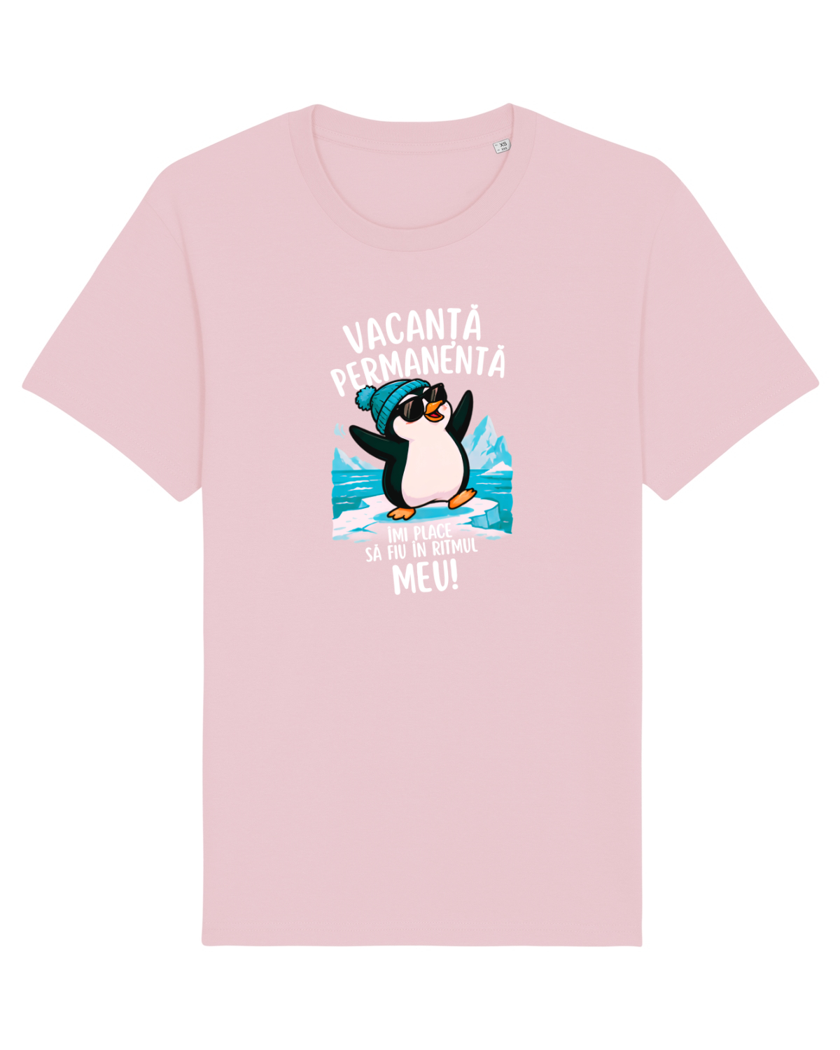 Tricou mânecă scurtă Unisex Rocker Cotton Pink