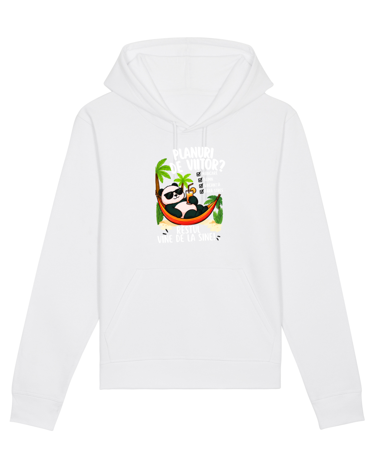Hanorac Unisex Drummer White