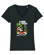 Planuri de viitor? Tricou mânecă scurtă guler V Damă Evoker