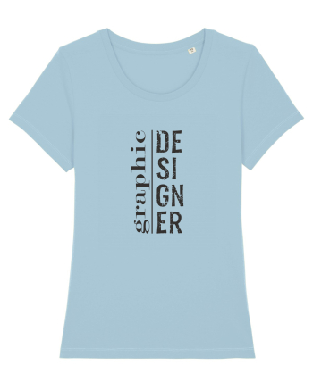 Graphic Designer Sky Blue