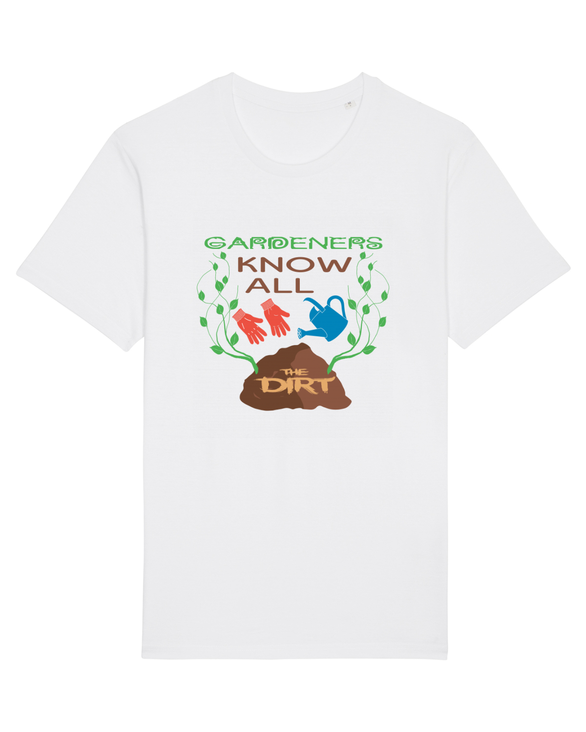 Tricou mânecă scurtă Unisex Rocker White