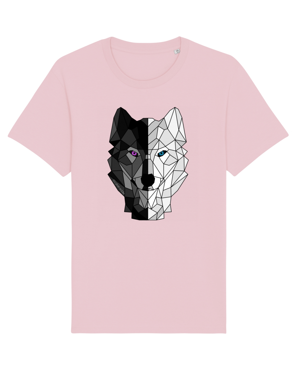 Tricou mânecă scurtă Unisex Rocker Cotton Pink