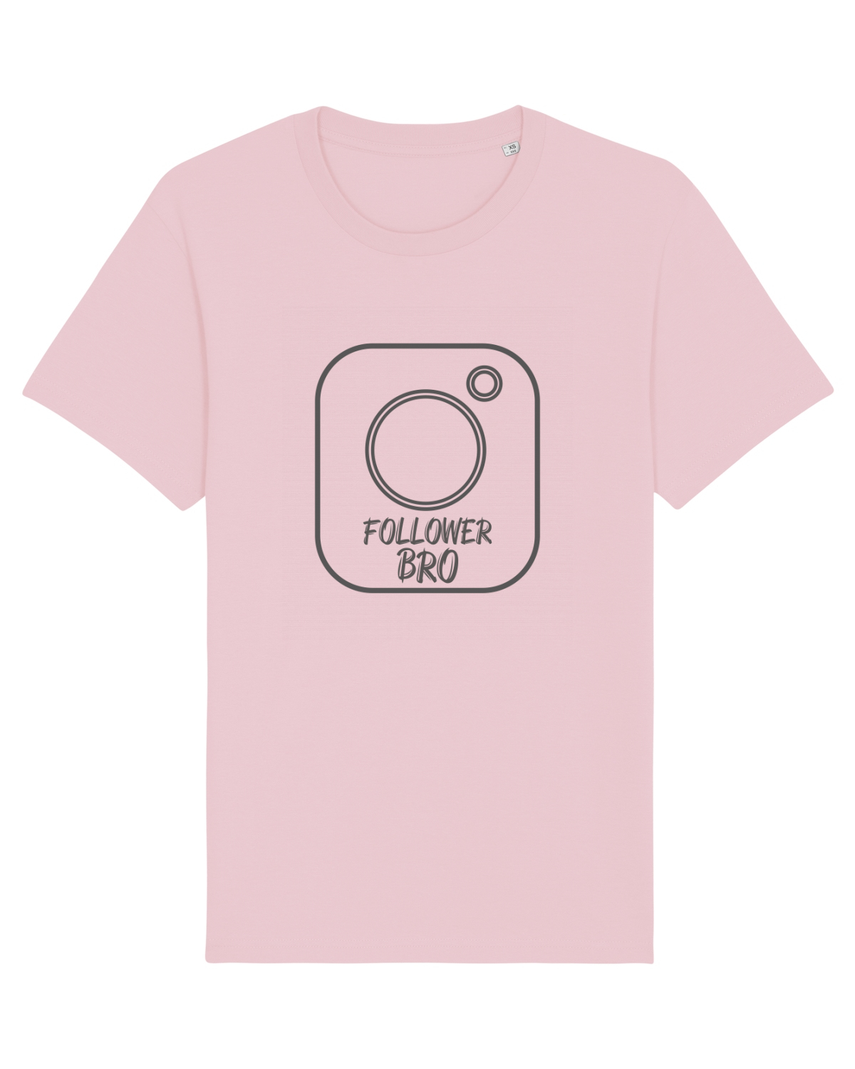 Tricou mânecă scurtă Unisex Rocker Cotton Pink