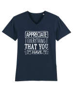 Appreciate Everything That You Have Tricou mânecă scurtă guler V Bărbat Presenter