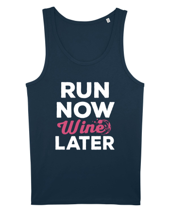 Run NOW - Wine LATER Navy